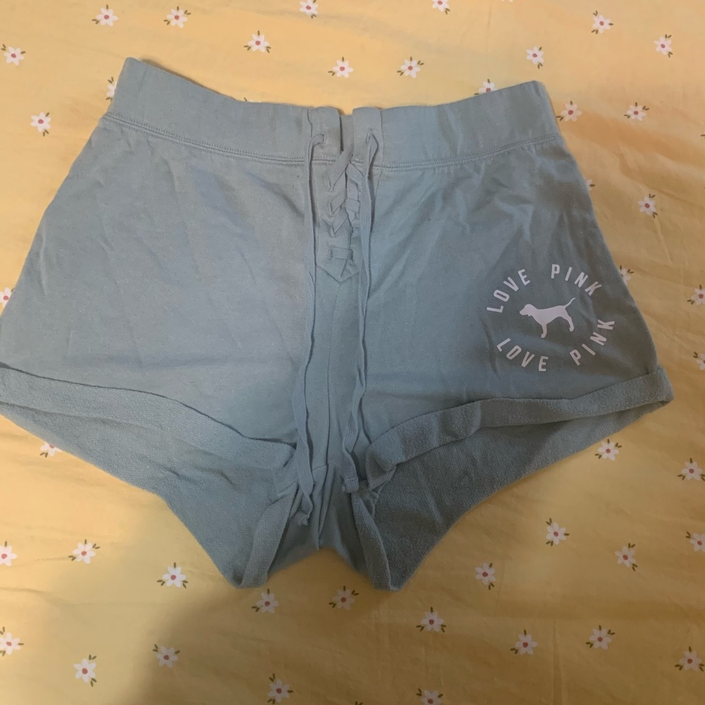 NWOT - Victoria’s Secret Pink Short Shorts lace up